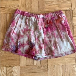 Rachel Roy Skirted Tie-Dye Shorts